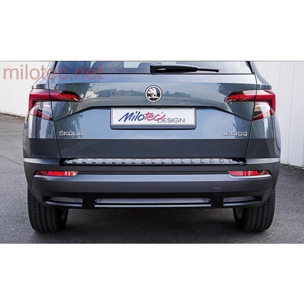 Škoda Karoq vrátane Facelift - Prah piatych dverí - čierny lesklý