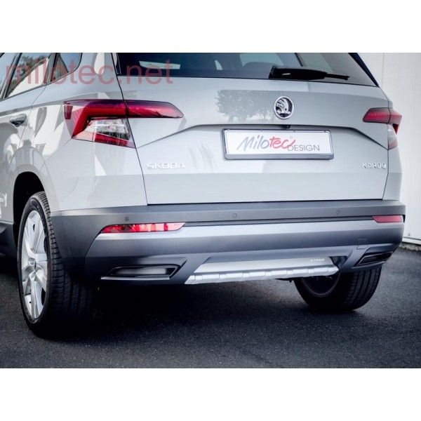 Škoda Karoq 2017- - koncovky výfuku, ABS - čierny lesklý