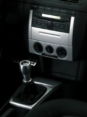 Škoda Fabia - dekor stredového panelu so zásuvkou, ABS-strieborný