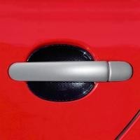 Škoda Fabia - Kryty kľučiek plné, ABS strieborné (4 ks veľký diel)