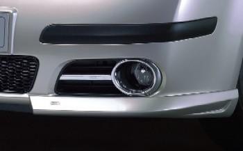 Škoda Fabia Facelift - rámčeky hmlových svetiel, ABS chrom