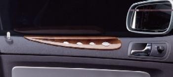 Škoda Fabia - dekor výplne dverí, horný malý, ABS-drevený