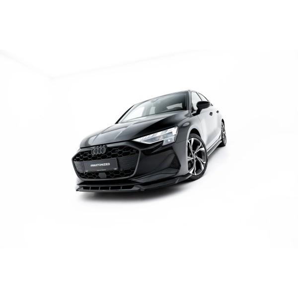 Audi A3 8Y Facelift Sedan 2024->, spojler pod predný nárazník, Maxton design