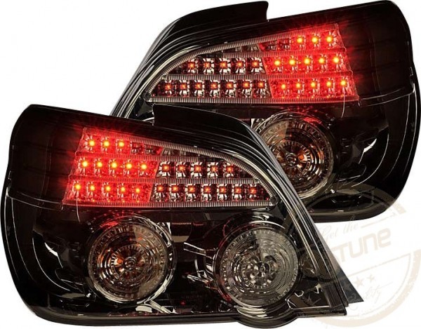 Zadné svetlá dymová LED - Subaru Impreza 03-05 4-dv Sedan