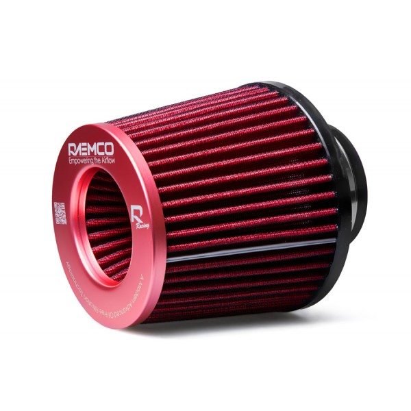Raemco univerzálny vzduchový filter s dĺžkou 130 mm červený