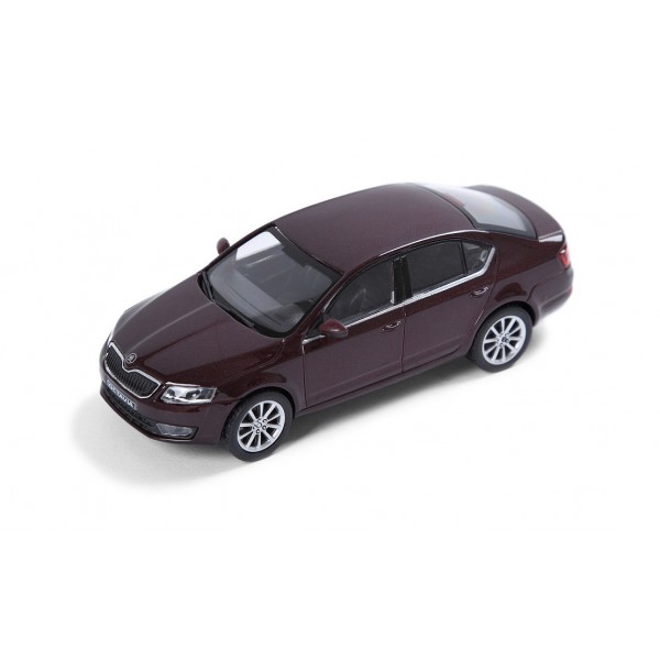 Abrex model 1:43 Škoda Octavia III limousine ROSSO BRUNELLO
