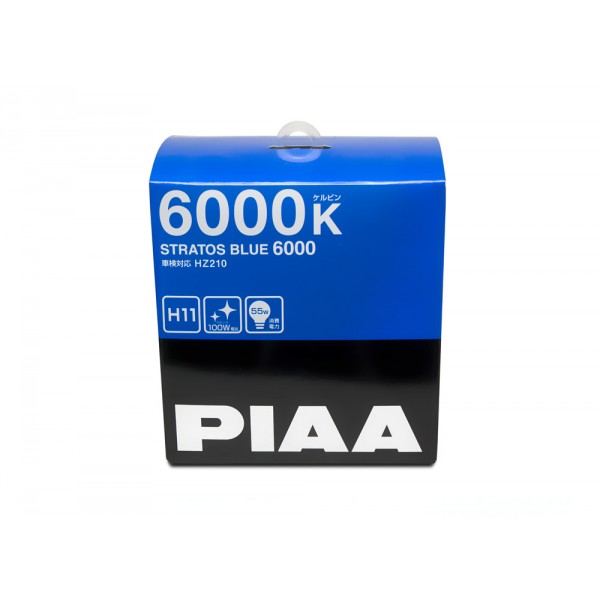Autožiarovky PIAA Stratos Blue 6000K H11 - studené biele svetlo s xenónovým efektom