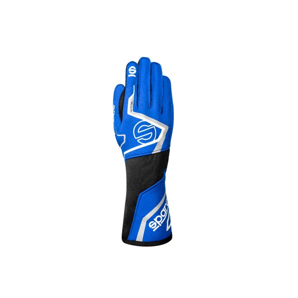 Kartingové rukavice Sparco K-TIDE+, s homologáciou FIA, farba modro-čierna