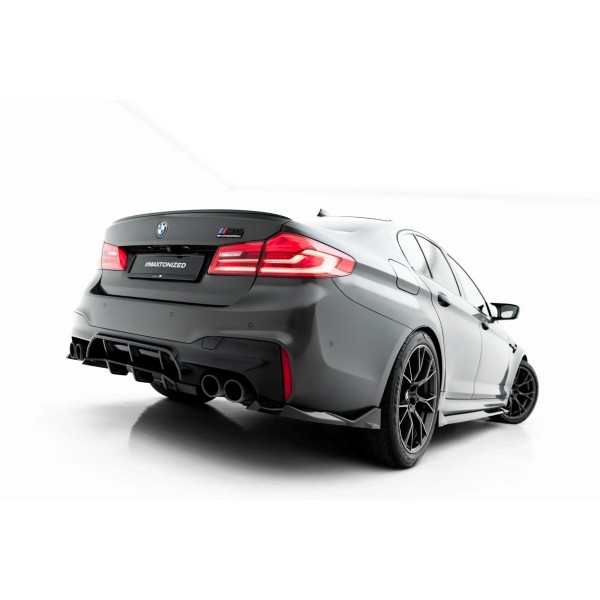 BMW rad M5 F90 vrátane Facelift, spojler pod zadný nárazník s rebrovaním, Maxton design