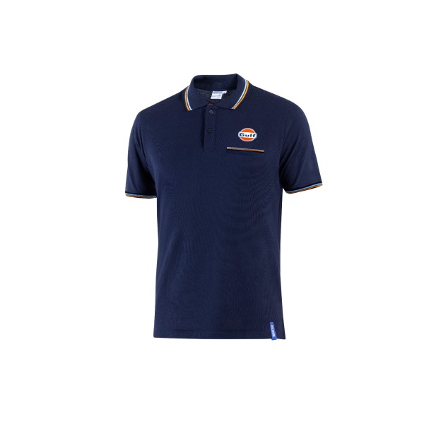 Sparco polo tričko Gulf s náprsným vreckom, farba modrá