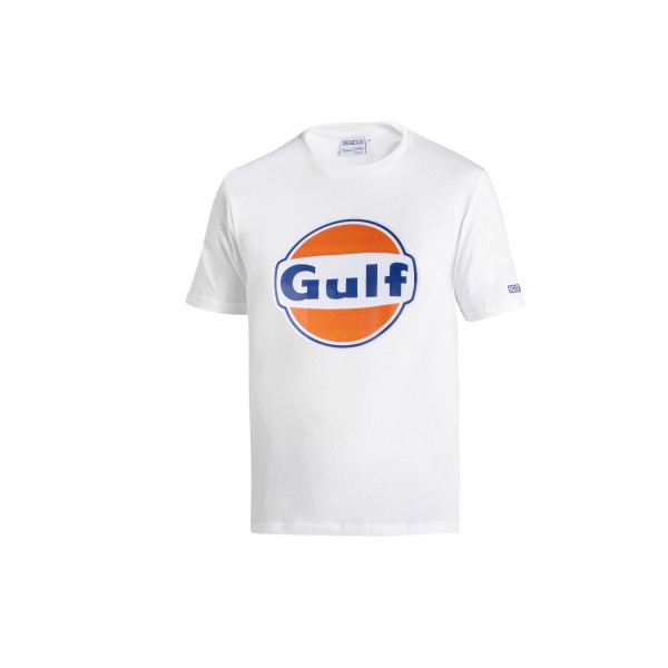 Sparco tričko s logom Gulf, farba biela