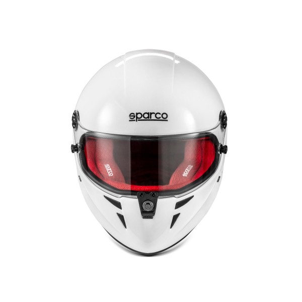 Sparco helma STEALTH RF, s homologáciou FIA, farba bielo-červená