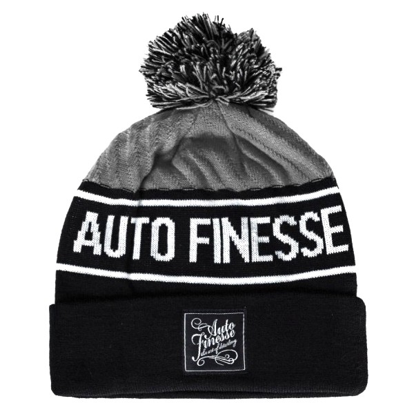 Auto Finesse - Bobble Knitted Beanie - Grey