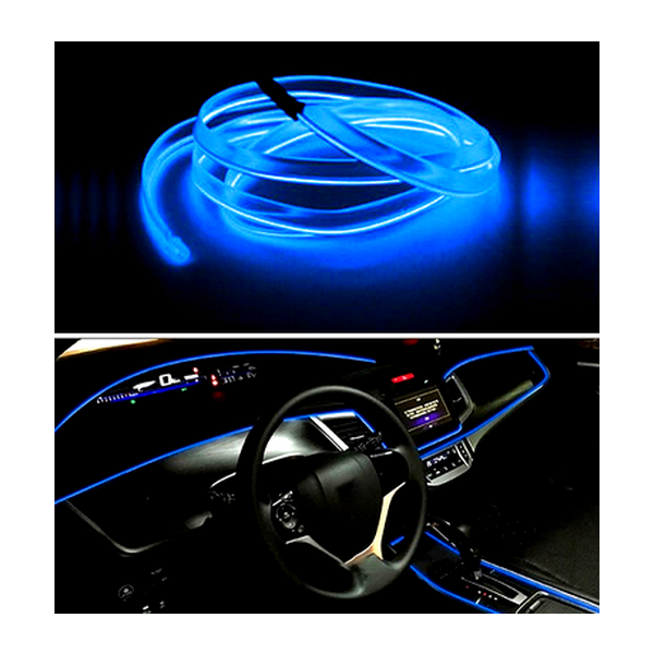 Ambientné podsvetlenie interiéru led 300cm Modré