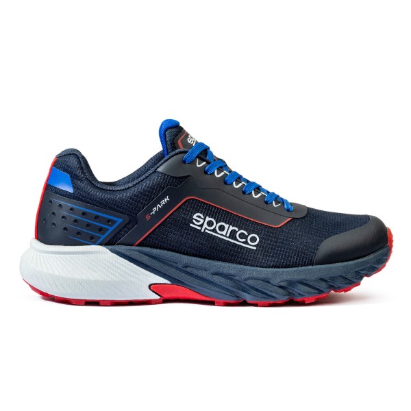 Topánky pre mechanikov Sparco S-PARK LEON, farba: modro-červená