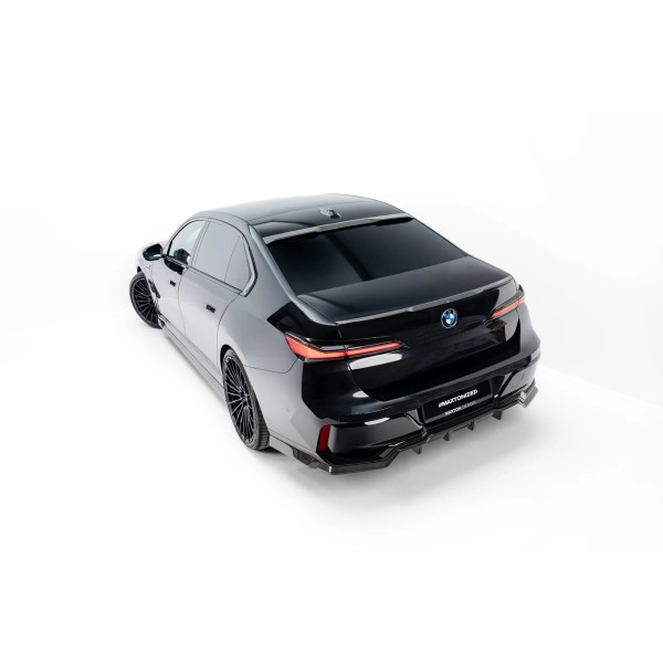 BMW rad 7 G70 M-Pack, karbónové predĺženie veka kufra spodné, Maxton Design