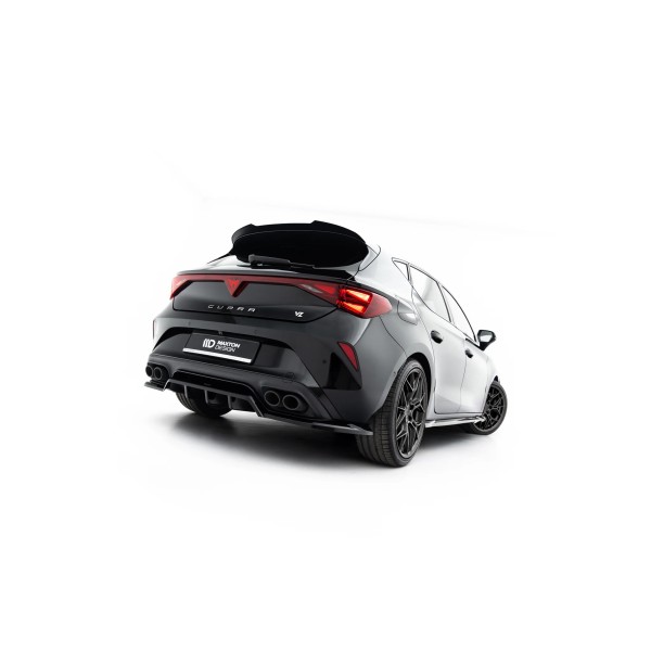 Cupra Leon Mk1 Facelift, spojler pod zadný nárazník s rebrovaním ver.2, Maxton Design
