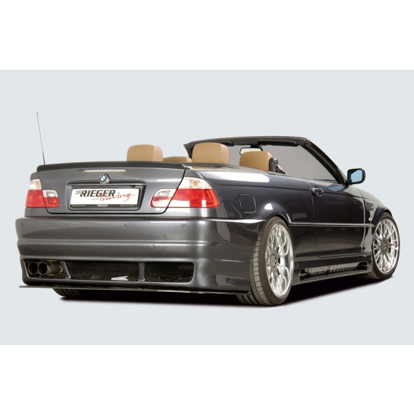 Rieger lipa pod zadný nárazník pre BMW rad 3 E46