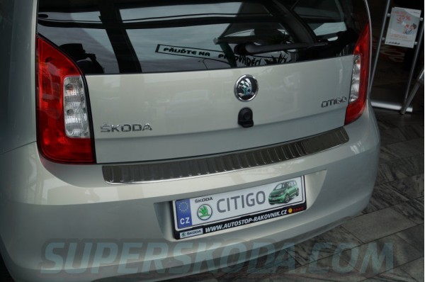 Škoda Citigo - Zadné nákladový prah chróm