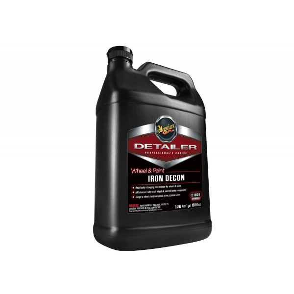 Meguiar 's Professional Wheel & Paint IRON decon - pH neutrálny čistič diskov s přebarvováním do červena + chemická dekontaminácia karosérie, 3,79 l
