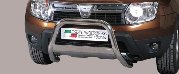 Dacia Duster - Nerezový predný ochranný rám 63mm