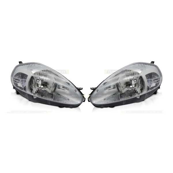 FIAT GRANDE PUNTO 05-08 - Predné chrómové svetlá TYC