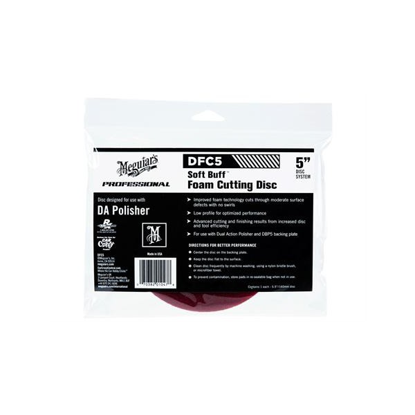 Meguiar 's Soft Buff Foam Cutting Disc 5 