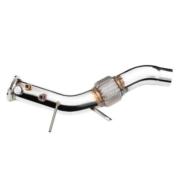 Nerezová downpipe pre BMW X6 E71 30xd40xd N57 N57S 2009-2014