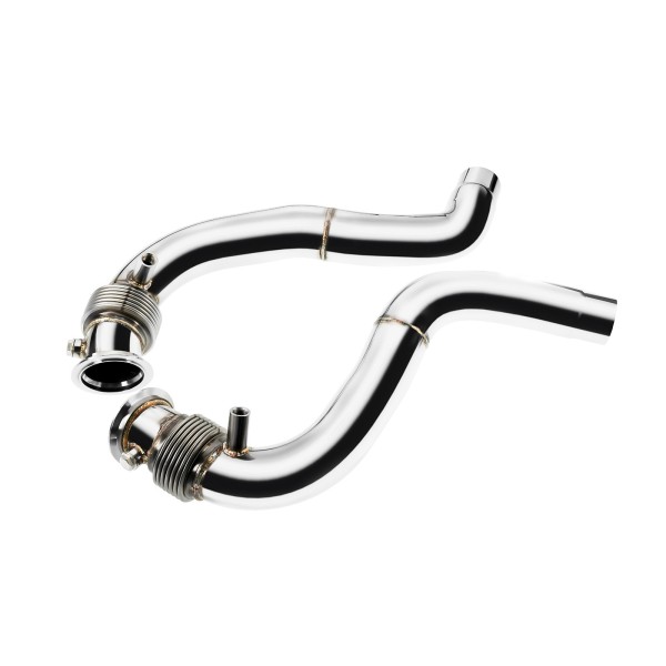 Nerezová downpipe pre BMW F07 550i/550ix 4.4L N63B 2013-2017