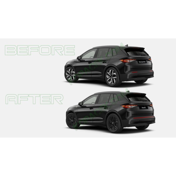 Škoda Elroq 2024+ - zadné odrazka štýl RS