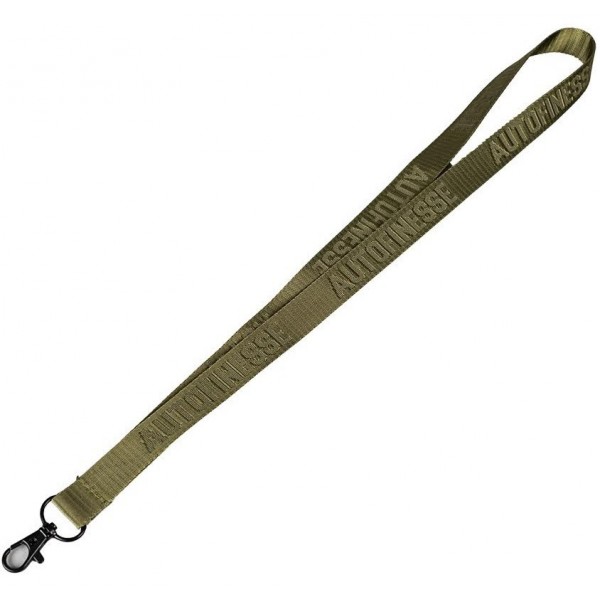 Auto Finesse Luxury Embossed Lanyard Long V2 Olive