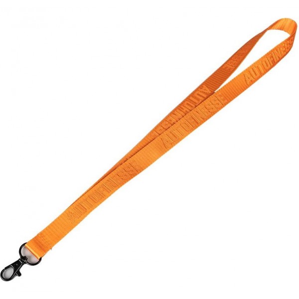 Auto Finesse Luxury Embossed Lanyard Long V2 Orange