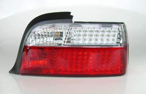 BMW E36 Coupe Zadné svetlá LED prevedenie Červeno / Biele