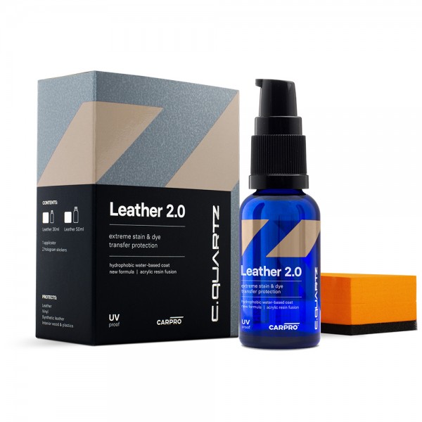 CarPro - Keramická ochrana kože CQUARTZ Leather 2.0 30ml