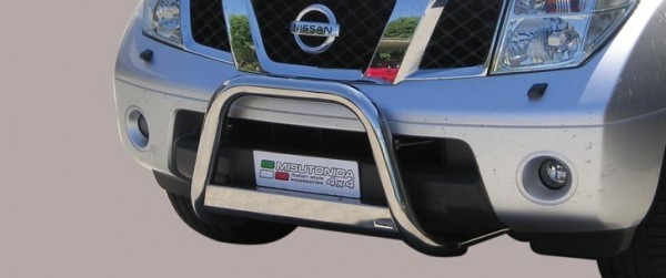 Nissan Pathfinder III - Nerezový predný ochranný rám 63mm