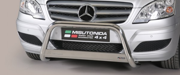 Mercedes Vito / Viano - Nerezový predný ochranný rám 63mm