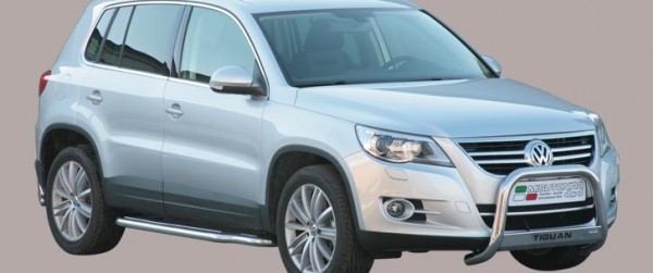 Volkswagen Tiguan - Nerezový predný ochranný rám 63mm II.