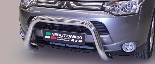 Mitsubishi Outlander III - Nerezový predný ochranný rám 76mm