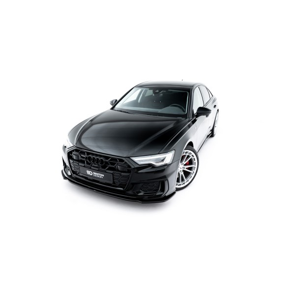 Audi A6 C8 S-Line, spojler pod predný nárazník ver.1, Maxton design