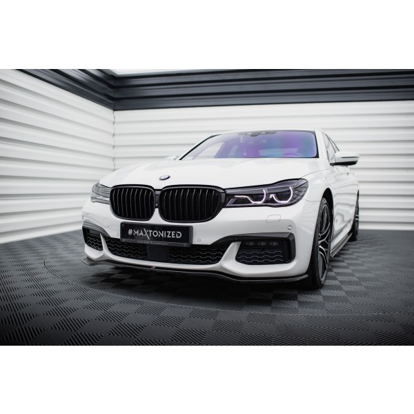 BMW rad 7 M-Pack G11/G12, spojler pod predný nárazník, Maxton design