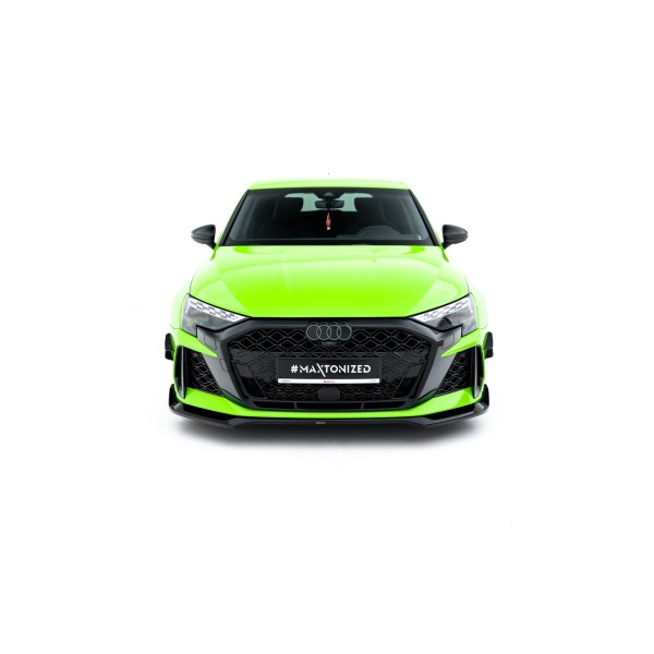 Audi RS3 Sportback 8Y Facelift, spojler pod predný nárazník ver. 2, Maxton design