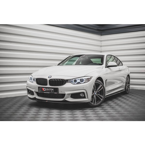 BMW rad 4 F32/F33/F36 M-Pack, spojler pod predný nárazník ver.2, Maxton design