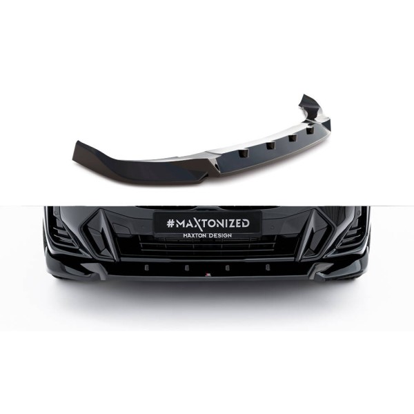 BMW X4 G02 Facelift M-Pack, spojler pod predný nárazník ver. 2, Maxton Design