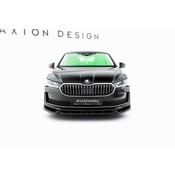 Škoda Superb IV, spojler pod predný nárazník v.2, Maxton Design