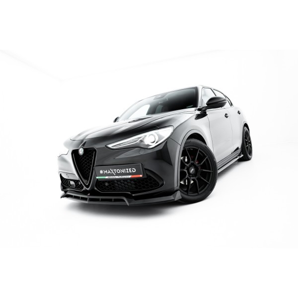 Alfa Romeo Stelvio Mk1, spojler pod predný nárazník ver.3, Maxton Design