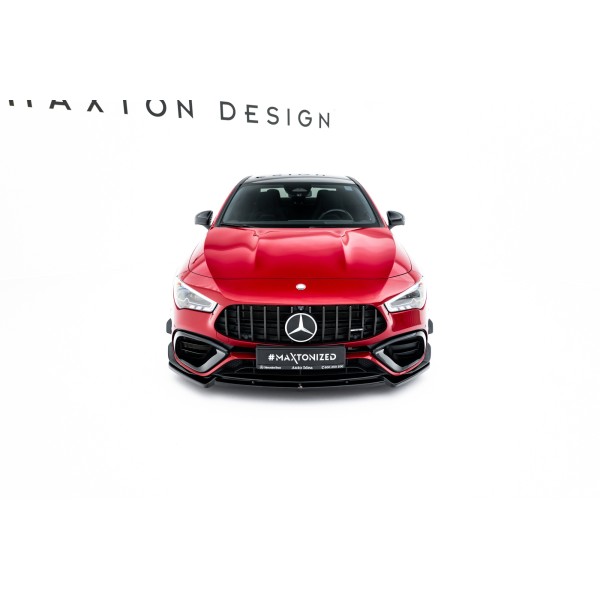 Mercedes AMG CLA 45 Aero C118 2019-2023 - spojler pod predný nárazník ver. 5, Maxton design
