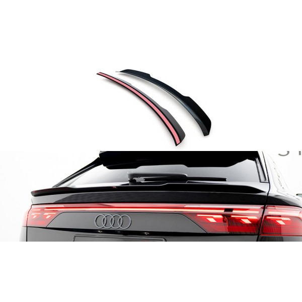 Audi Q8 Mk 1 S-Line FL/ SQ8 FL, spodné predĺženie spojlera, Maxton design