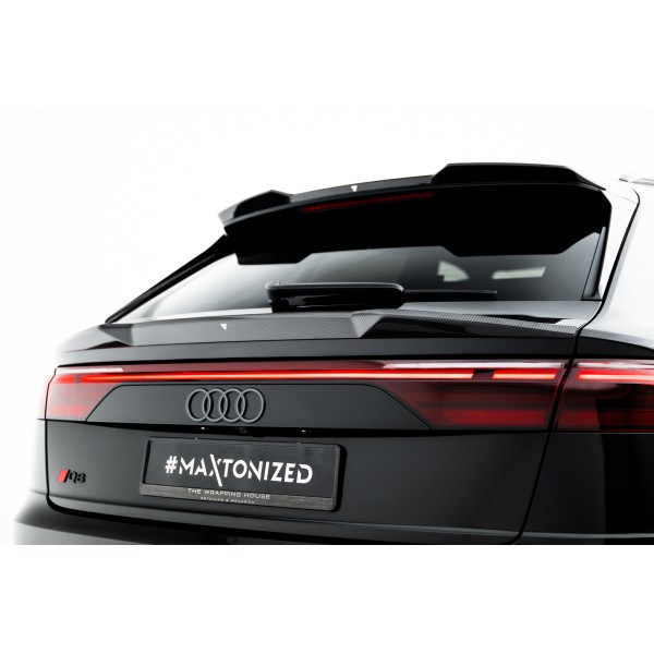 Audi SQ8/Q8 S-Line Mk1 Facelift 2023-, karbónové predĺženie veka kufra, Maxton Design