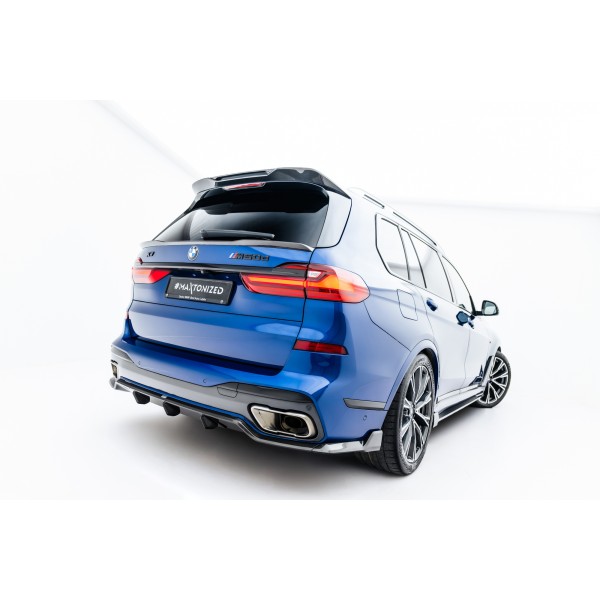 BMW X7 G07 M-Pack, karbónové spodné predĺženie spojlera, Maxton Design