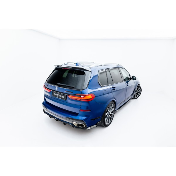 BMW X7 G07 M-Pack, karbónové horné predĺženie spojlera, Maxton Design